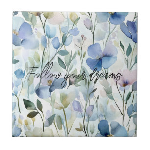 Carreau Jolies Fleurs Violettes 