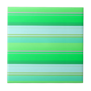 Carreau Jolies rayures vert aqua