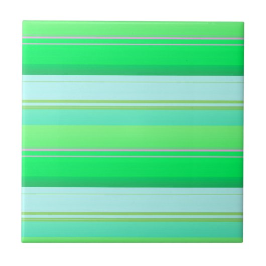 Carreau Jolies rayures vert aqua (Devant)