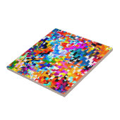 Carreau Jolis carrés abstraits colorés (Côté)