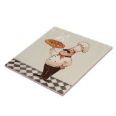 Carreau Jolly Chef : Le Chapeau de Cuisinier Présente la C (Côté)