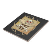 Carreau Jolly roger Monogramme initial (Côté)