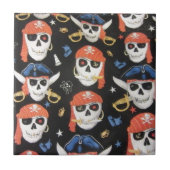 Carreau Jolly roger Pirate Skuls (Devant)