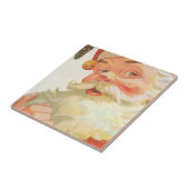 Carreau Jolly Santa Claus avec secret, Noël Vintage (Côté)