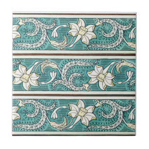 Carreau Jonquil Stripe Art Nouveau Carrelage céramique