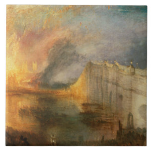 Carreau Joseph Mallord William Turner - le Burning du