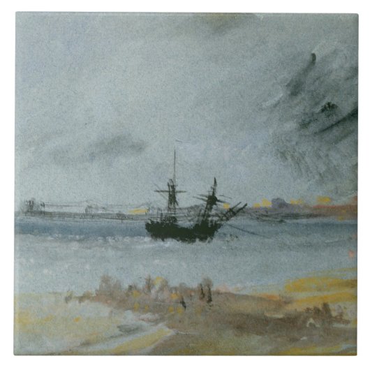 Carreau Joseph William Turner| Navire terrestre, pont (Devant)