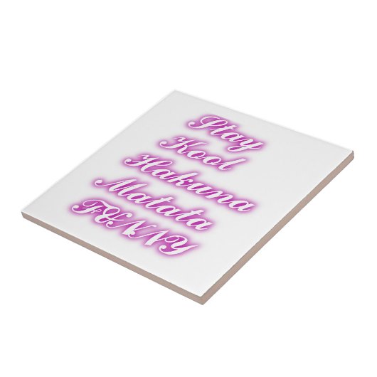 Carreau Jouer Cool Hakuna Matata .png (Côté)