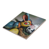 Carreau Jouet lapin et oeuf de vache (Côté)