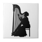 Carreau Joueur d'harpe (Devant)