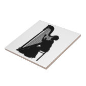 Carreau Joueur d'harpe (Côté)