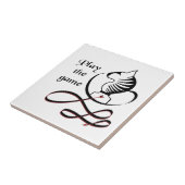 Carreau Jouez au Jeu Bull Terrier (Côté)