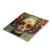 Carreau Jour De La Femme Morte Du Crâne De Sucre (Côté)