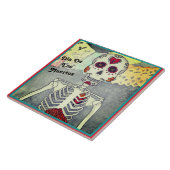 Carreau Jour de la jolie tuile de jeune mariée (Côté)