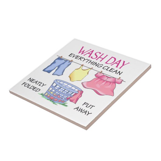 Carreau Jour de lavage (Côté)