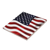 Carreau Jour de l'indépendance patriotique du drapeau amér (Côté)