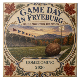 Carreau Jour de match personnalisé à Fryeburg, Maine pour