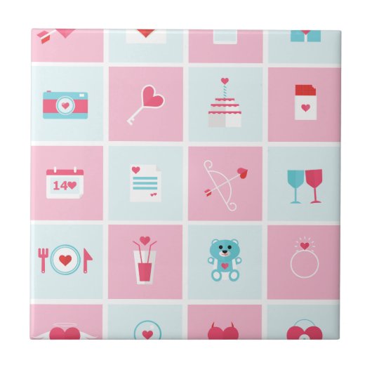Carreau jour des valentines pastel (Devant)