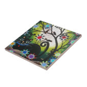 Carreau Jour folklorique d'Art_By Everett_ du CAT mort et (Côté)