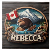 Carreau Journal canadien de détention de castor par drapea (Devant)