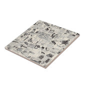 Carreau Journal vintage (Côté)