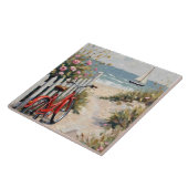 Carreau Journée à la plage (Côté)