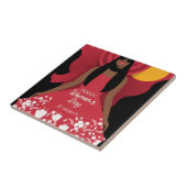Carreau journée internationale des femmes de boho (Côté)