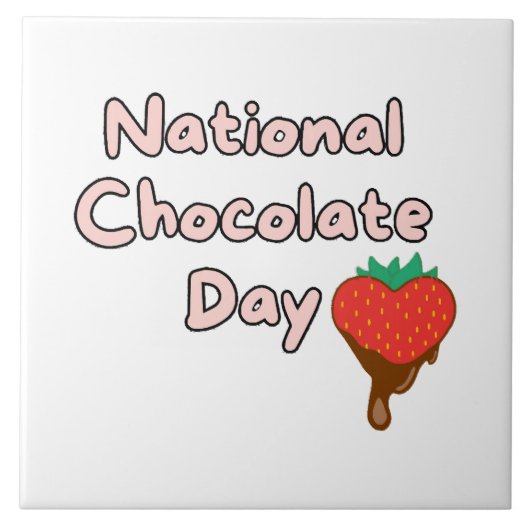 Carreau Joyeuse journée nationale du chocolat (Devant)