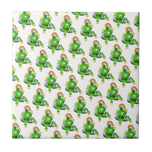 Carreau Joyeuse Saint-Patrick Lapin Carrelage en Céramique