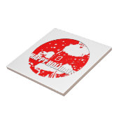 Carreau Joyeuses fêtes - Père Noël - (Côté)