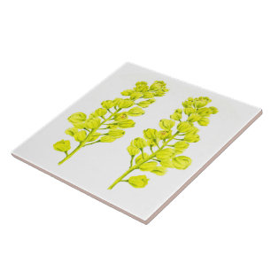 Carreau 'Joyeuses Maples' sur un carrelage en céramique (I