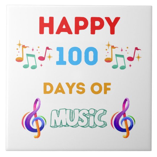Carreau Joyeux 100 Jours de musique (Devant)