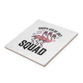 Carreau Joyeux 4 juillet Flamingo Squad Vector Design_1 (Côté)