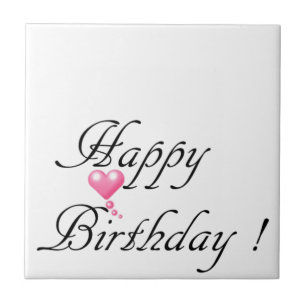 Carreau Joyeux Amour d'anniversaire