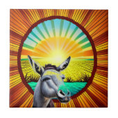 Carreau Joyeux Âne Sunshine (Devant)