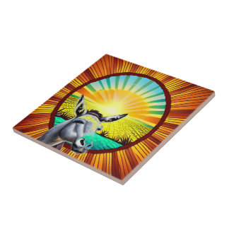 Carreau Joyeux Âne Sunshine