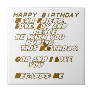 Carreau Joyeux anniversaire