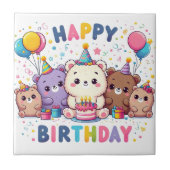 Carreau Joyeux anniversaire (Devant)