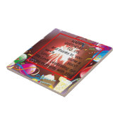 Carreau Joyeux anniversaire à nous Art Imprimer (Côté)