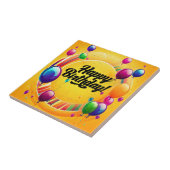 Carreau Joyeux Anniversaire Vibrant (Côté)