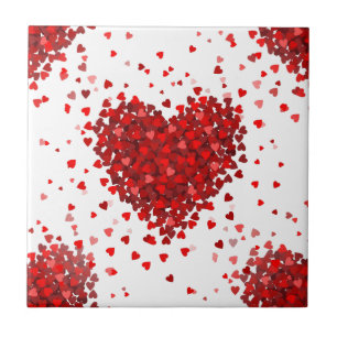 Carreau joyeux coeur du jour des valentines