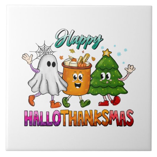 Carreau Joyeux Hallothanksmas (Devant)