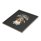 Carreau Joyeux Halloween Beagle Chien Design_1 (Côté)
