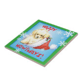 Carreau Joyeux Howlidays Toy Poodle (Côté)