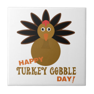 Carreau Joyeux Jour de la grogne turque Thanksgiving