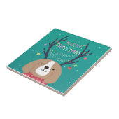 Carreau Joyeux Noël : Art d'Illustration Beagle (Côté)