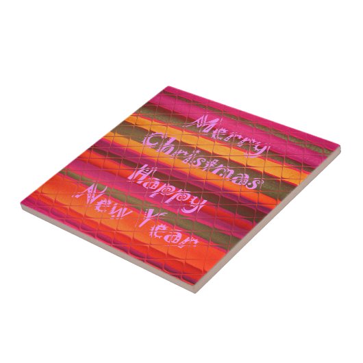 Carreau Joyeux Noël Bonne année Collection (Côté)