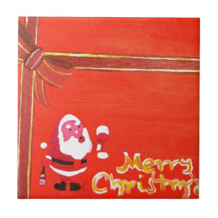 Carreau Joyeux Noël Père Noël