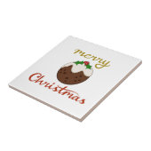 Carreau Joyeux Noël+Pudding Design (Côté)