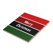 Carreau Joyeux Noël Rouge Et Vert (Côté)